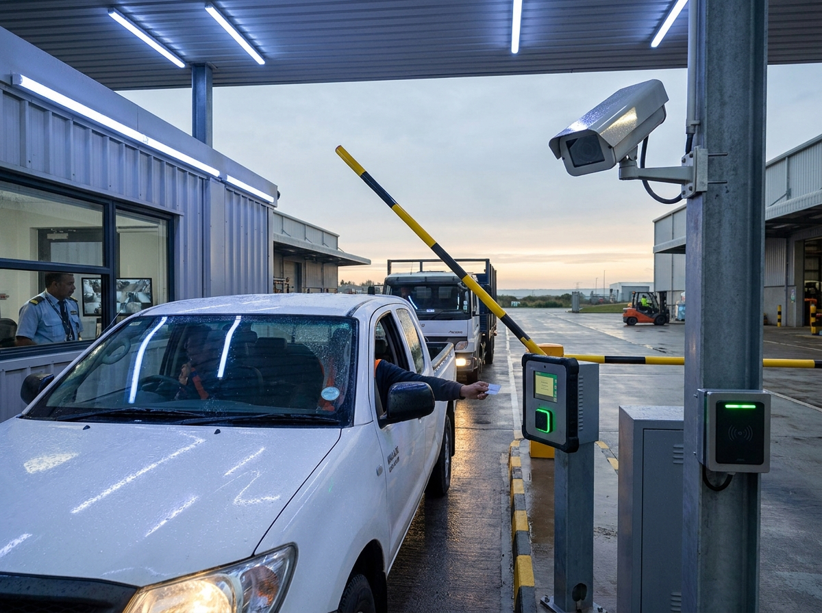 Vehicle access permit and gate automation
