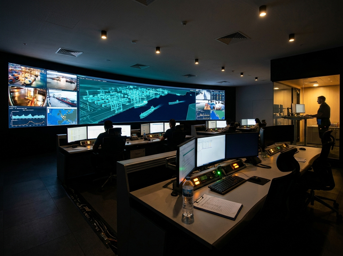 Integrated command control centre illustration