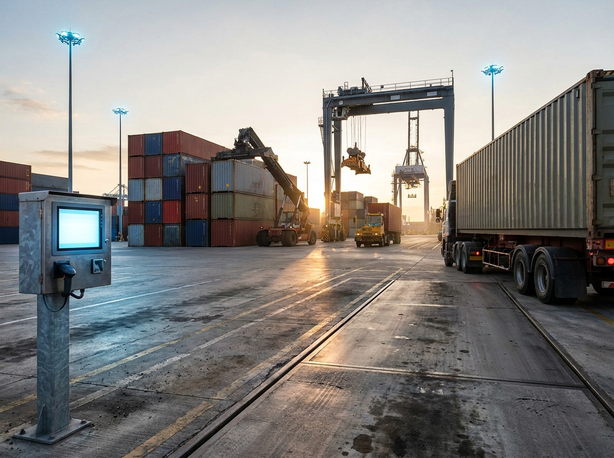 Smart yard and terminal operations illustration