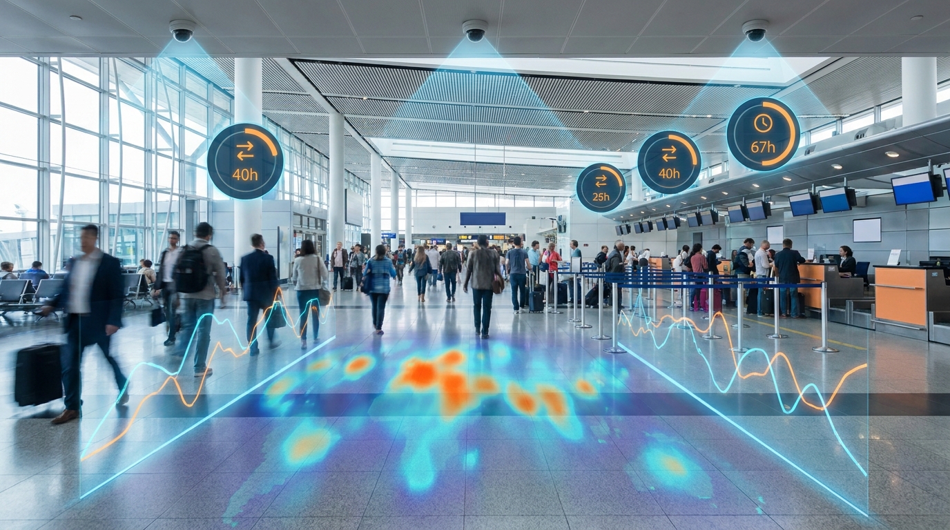 Footfall and queue analytics
