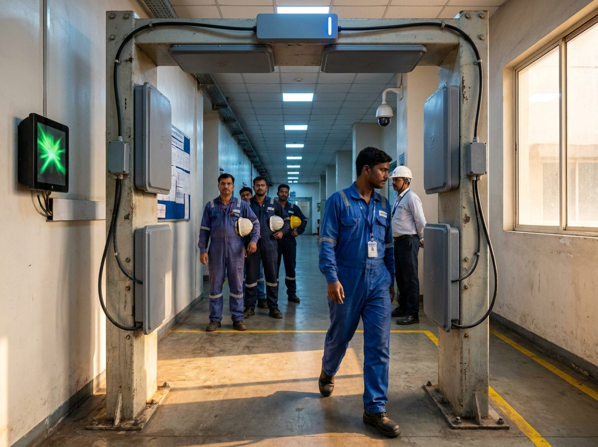 RFID attendance management for workplaces