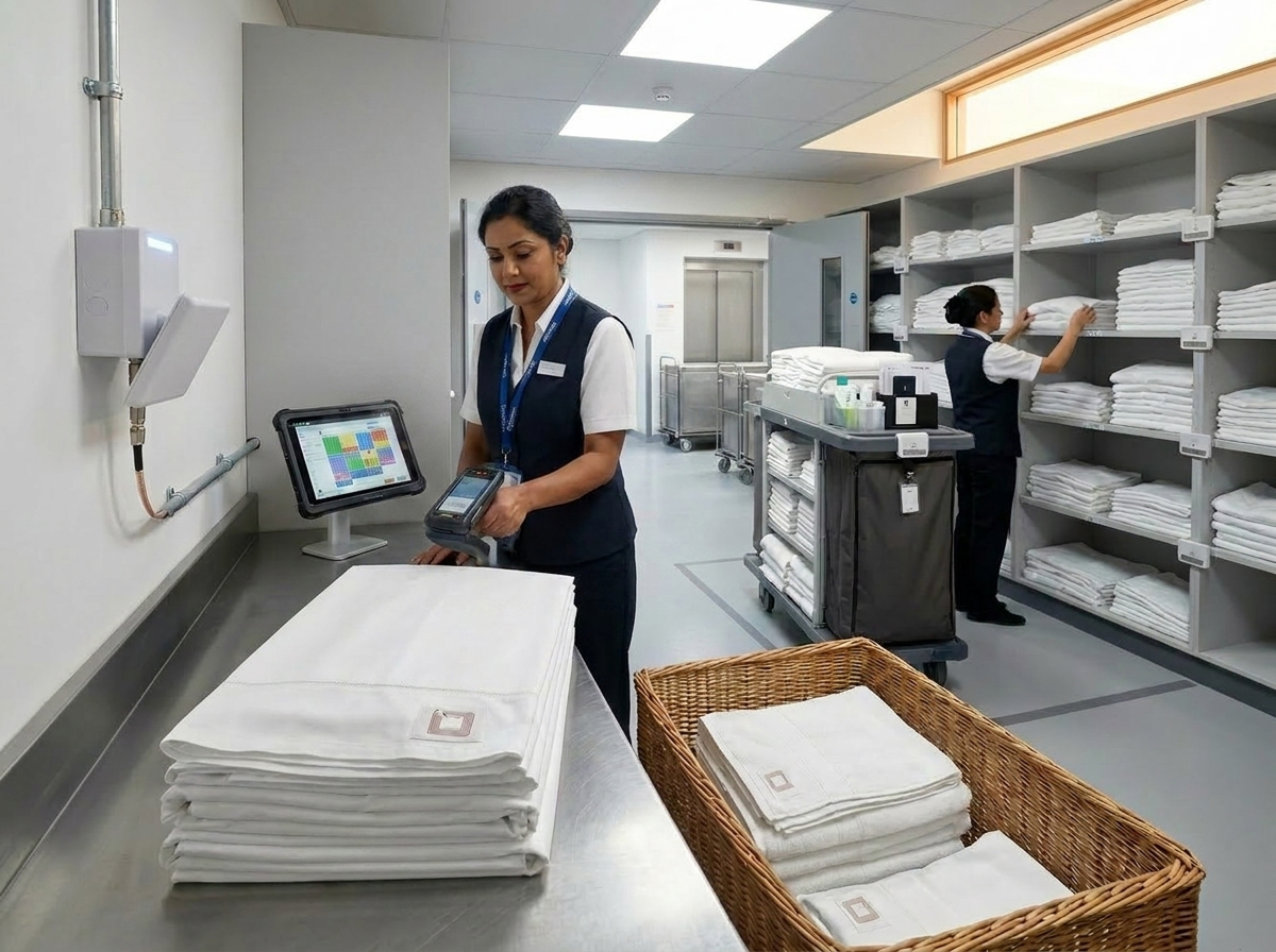 Hospitality RFID management for hotels and hospitals