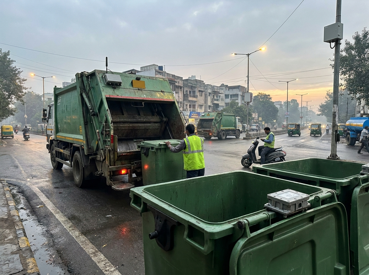 RFID smart city waste management and civic operations