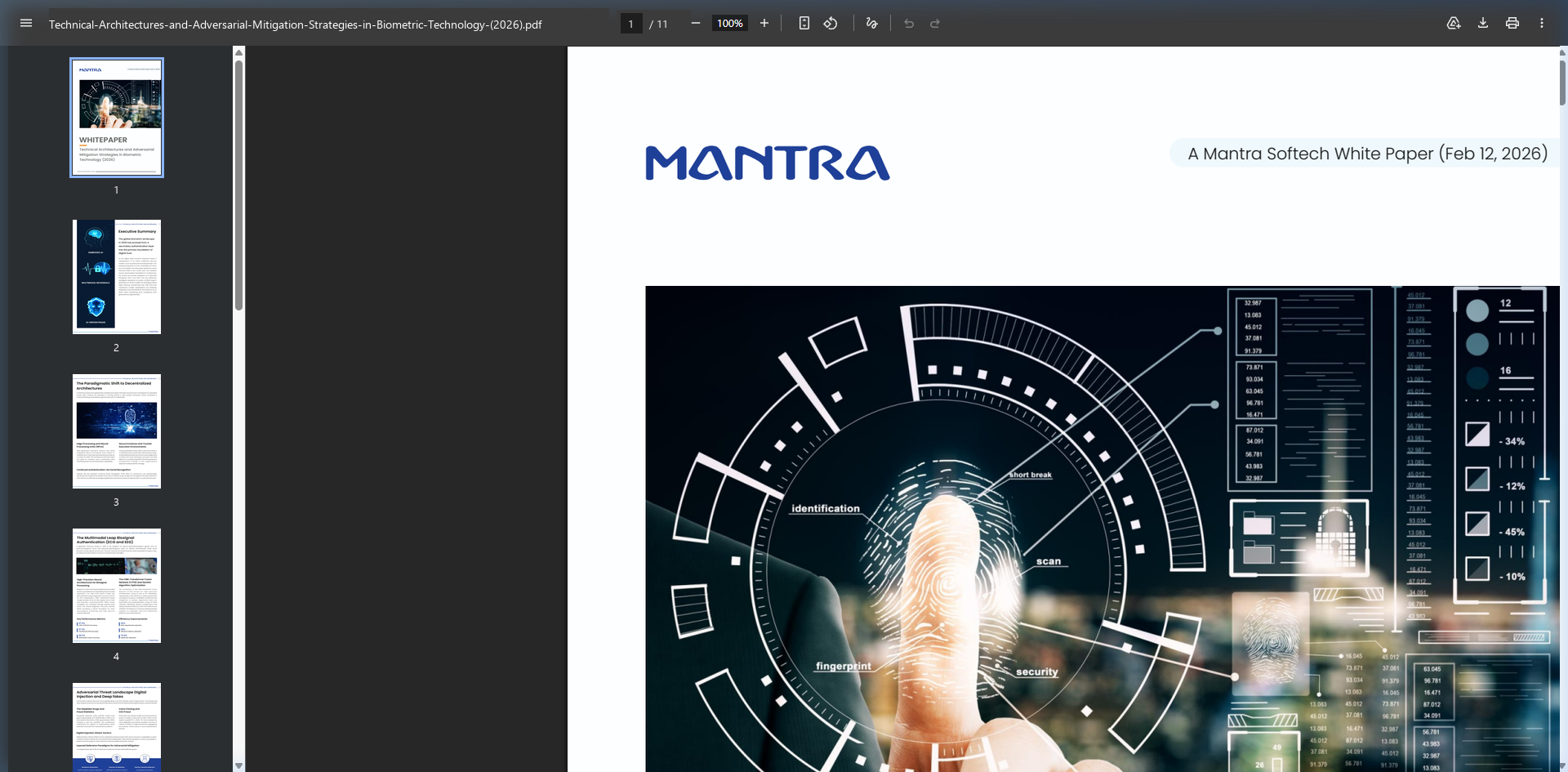 Technical Architectures and Adversarial Mitigation Strategies in Biometric Technology (2026)