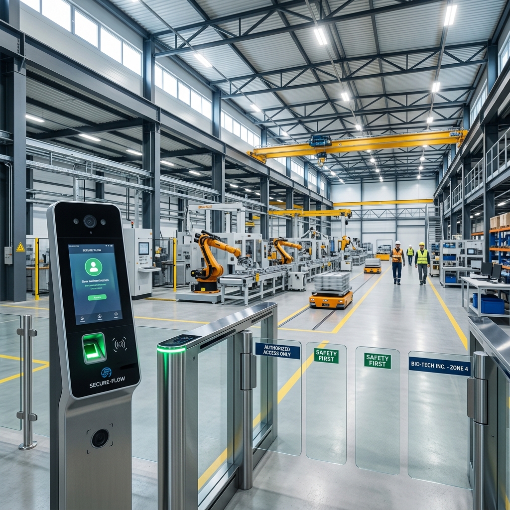 Machine Access Control System | Industrial Biometric Security | Mantra ...